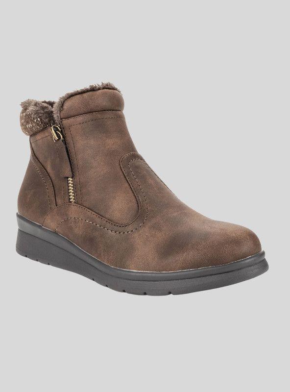 Botín New Walk Lana Khaki-1