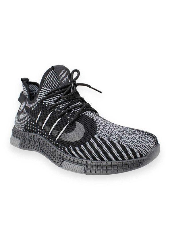 Zapatilla New Walk Casual Slip On Negra-1