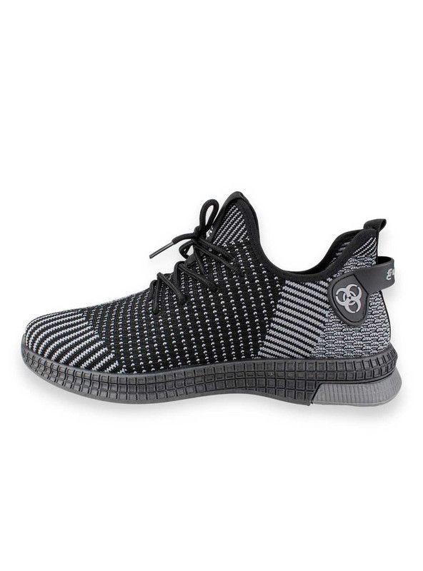 Zapatilla New Walk Casual Slip On Negra-2