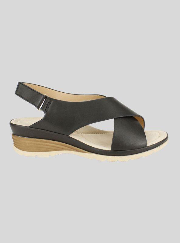 Sandalia New Walk Luana Negra-0