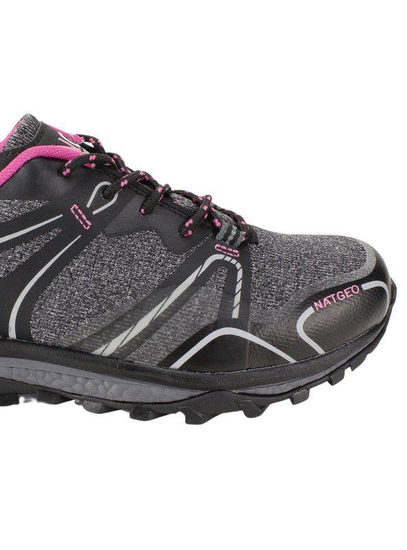 Zapatilla Nat Geo Outdoor Textil Negro-3