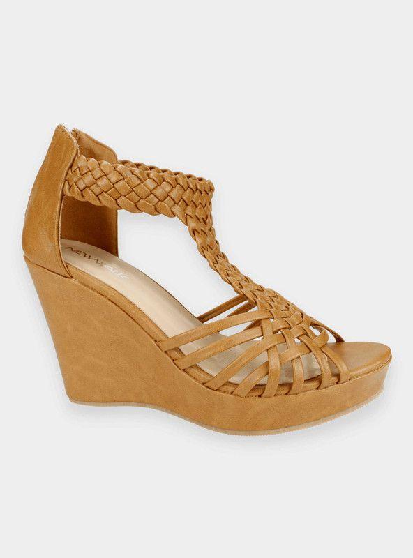 Sandalia New Walk Abierta Cintas Camel-0