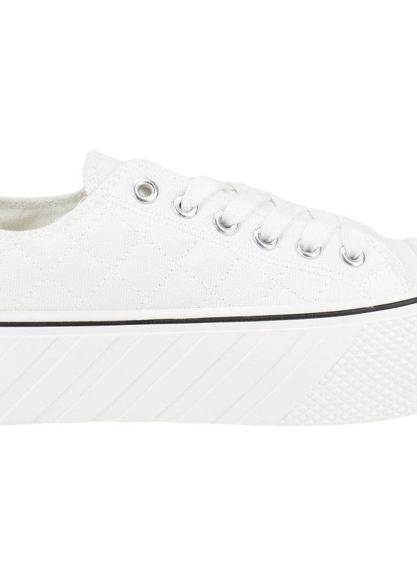 Zapatilla New Walk Lona Cruzado Blanco-3