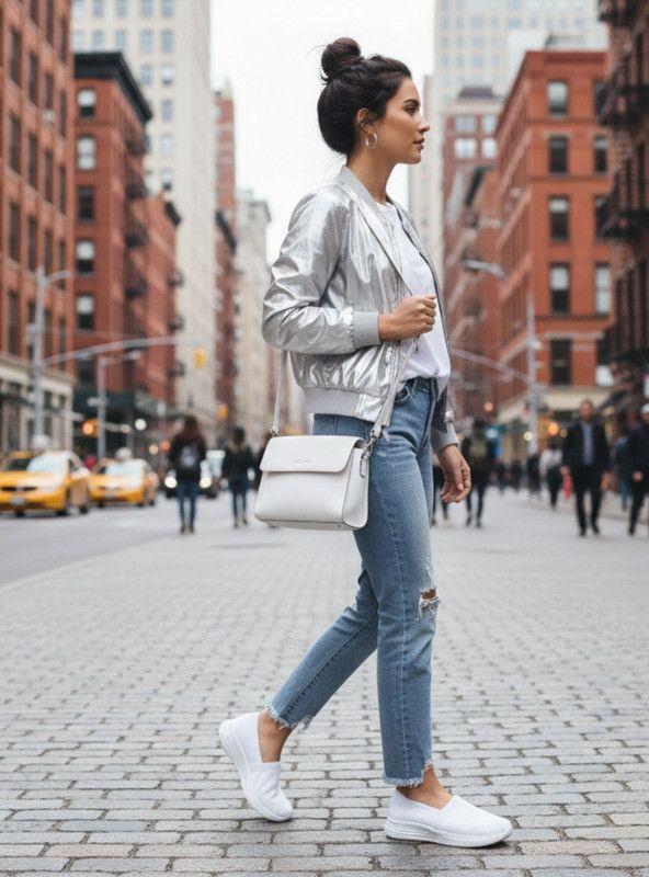 Zapatilla New Walk Transpirable Confort Blanca-1