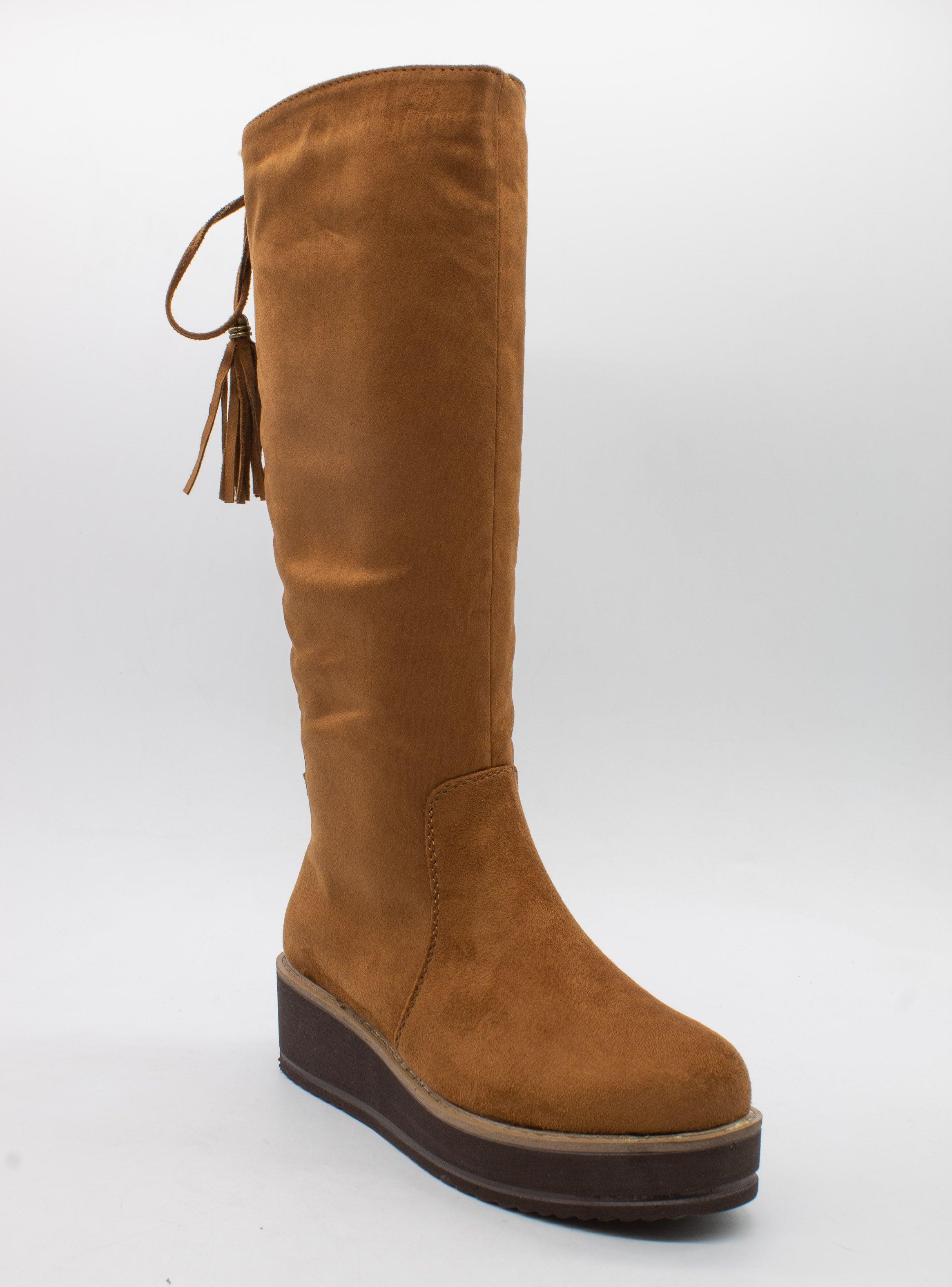 Bota New Walk Cuerdas Camel-0