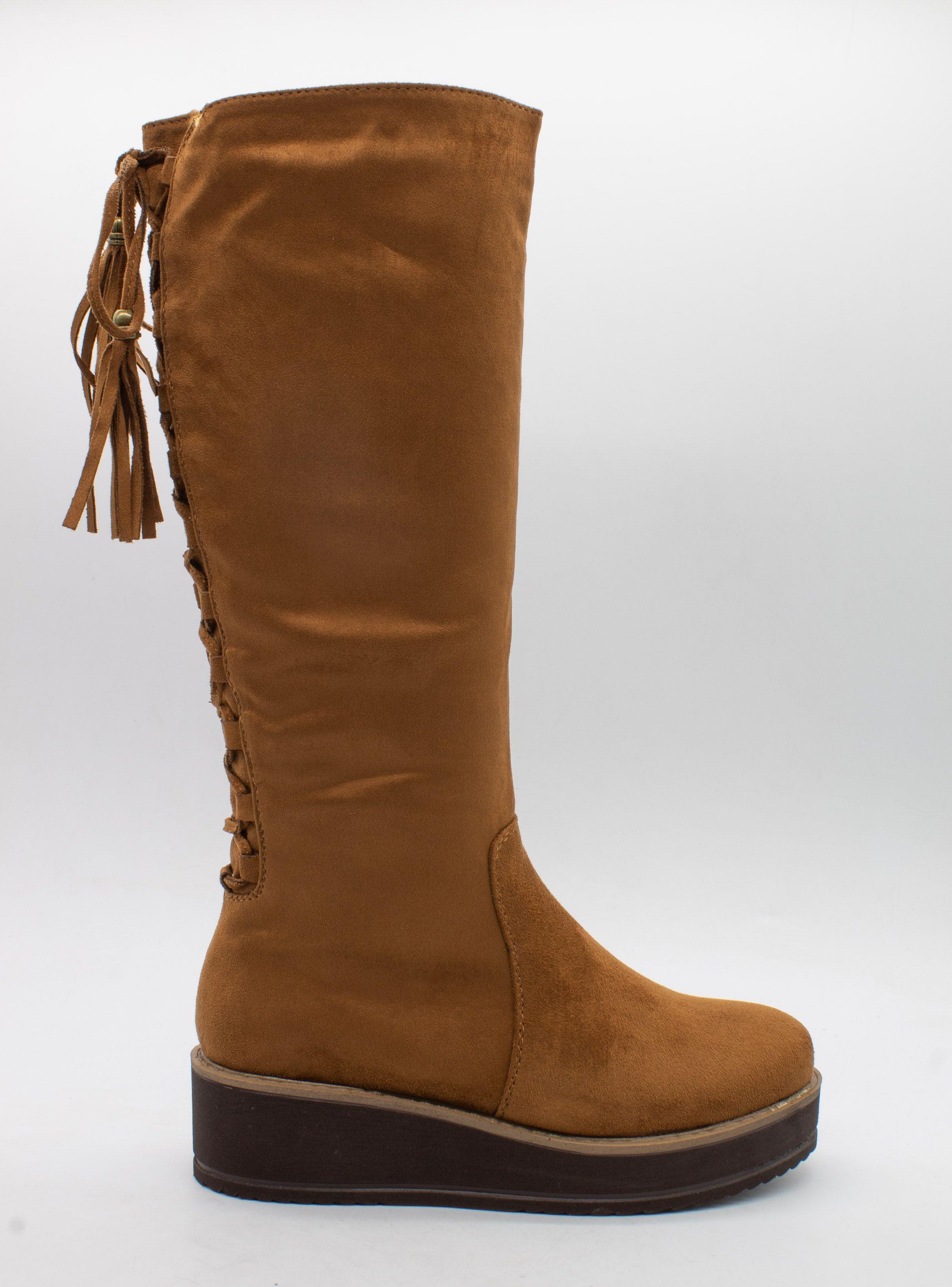 Bota New Walk Cuerdas Camel-1