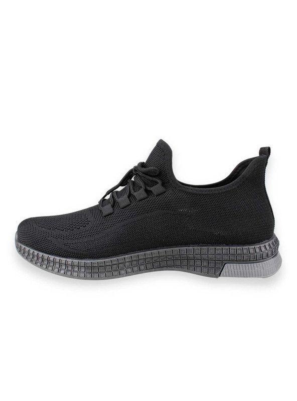 Zapatilla New Walk Casual Mesh Negra-2