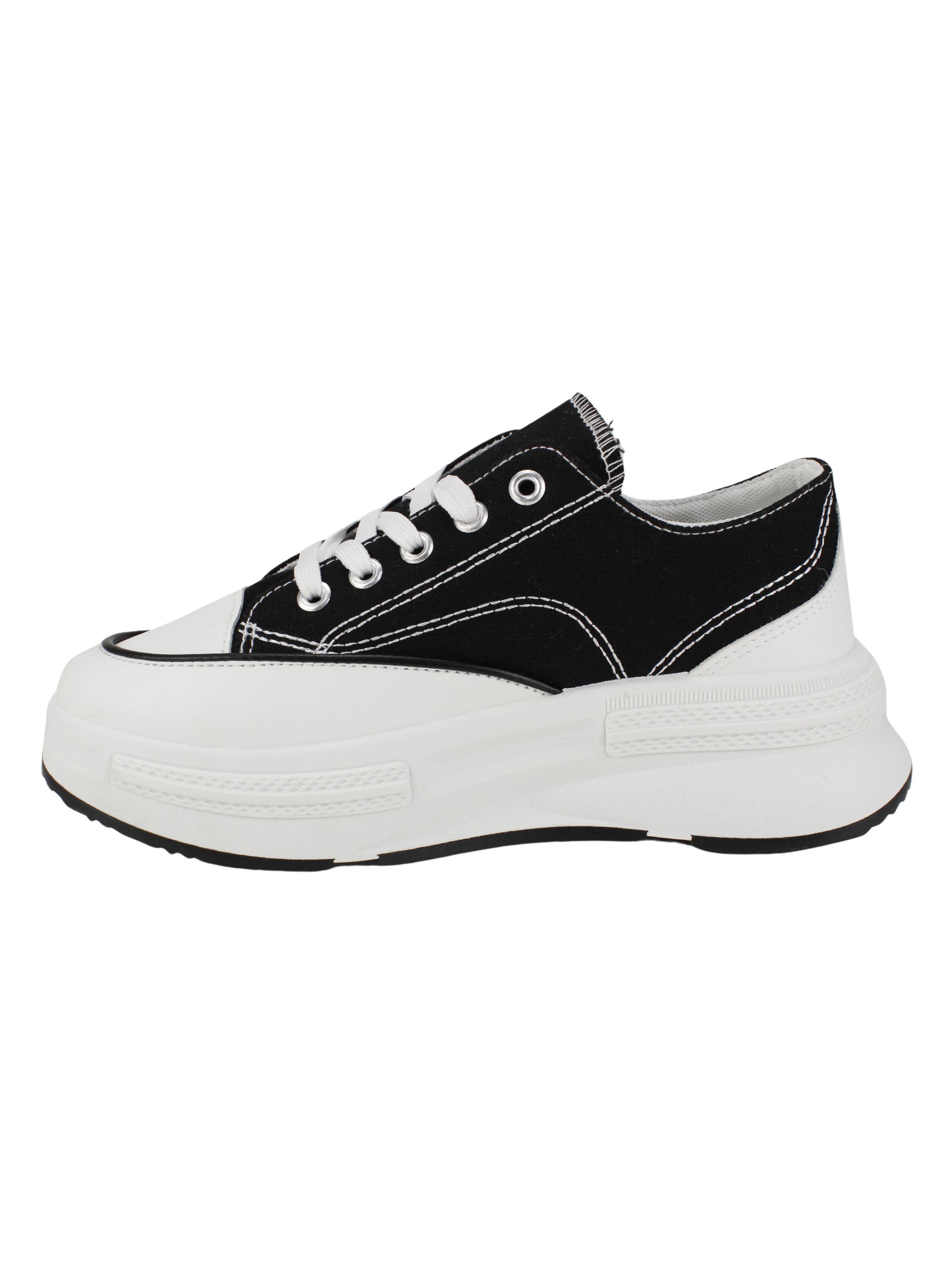Zapatilla Agua de Coco Lona Alba Negra-2