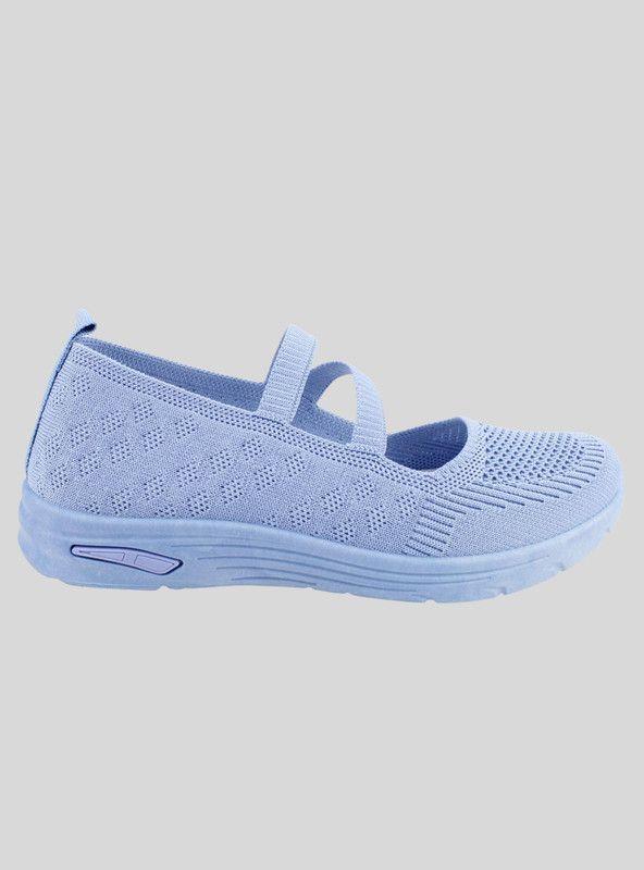 Zapatilla New Walk Elástica Celeste-0