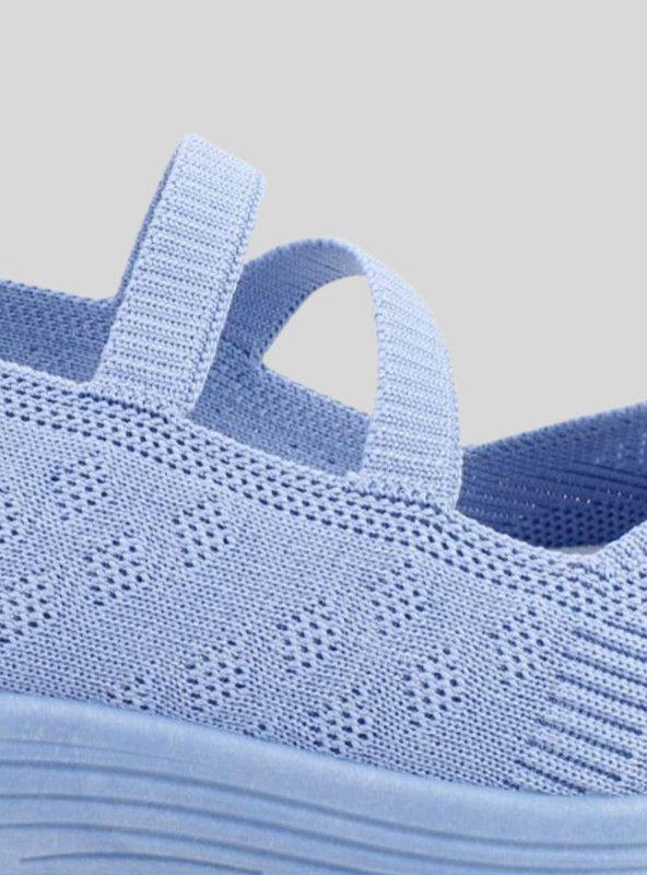 Zapatilla New Walk Elástica Celeste-3