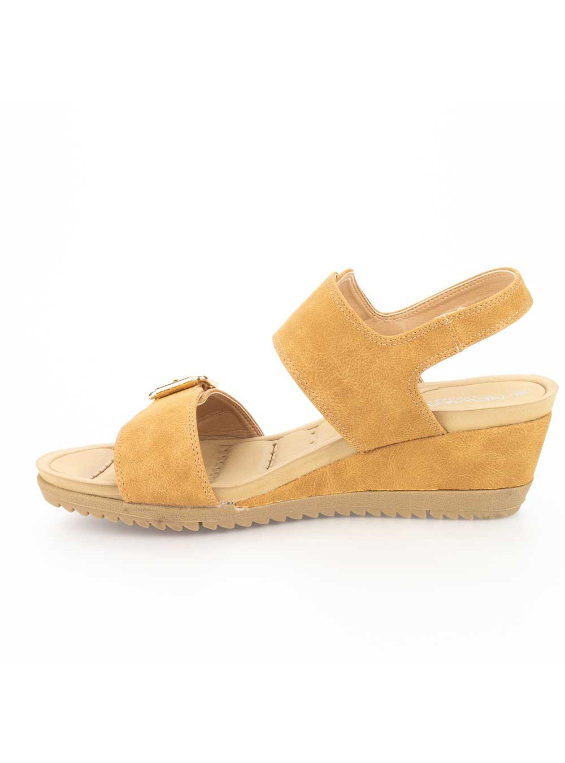 Sandalia New Walk Hebilla Camel-3