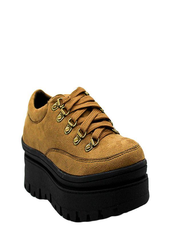 ZAPATOn PLATAFORMA NEW WALK D3027B70-KA  | Caqui |-0