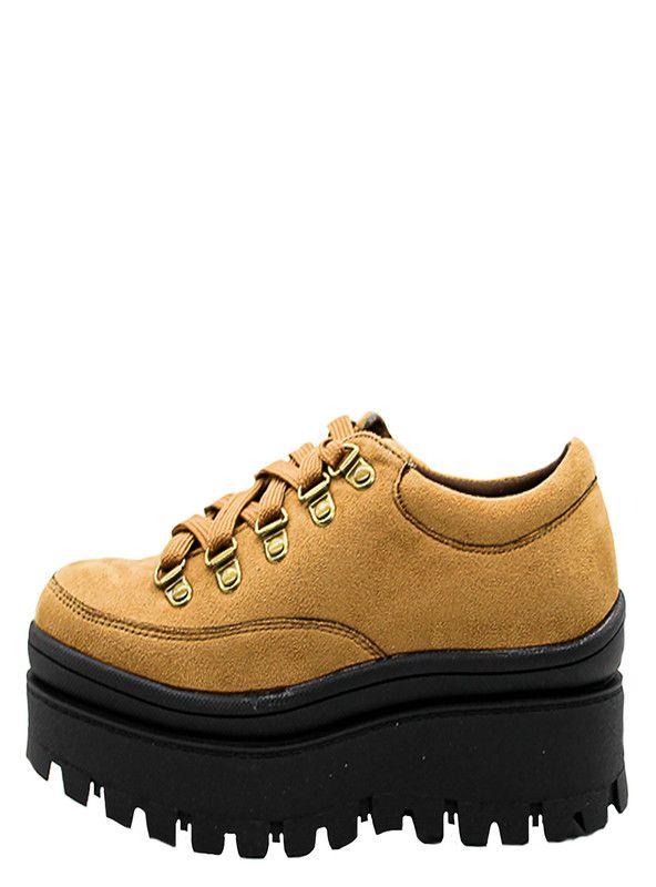 ZAPATOn PLATAFORMA NEW WALK D3027B70-KA  | Caqui |-3