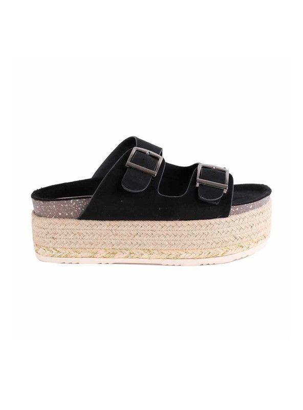 Sandalia Agua de Coco Clásica Negra-0