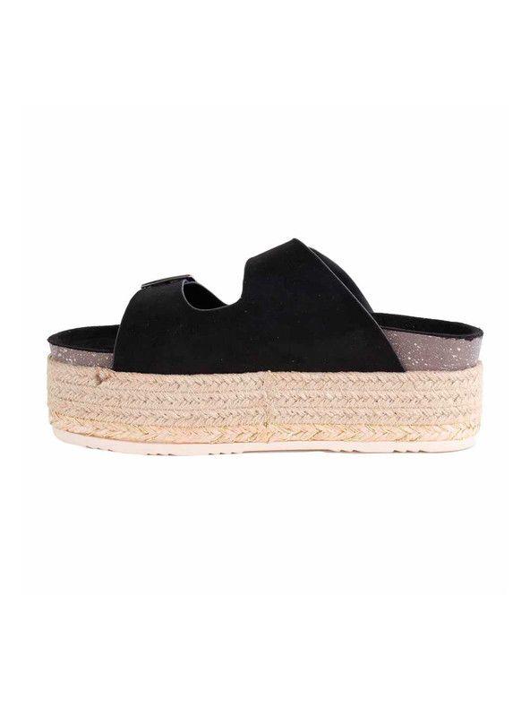 Sandalia Agua de Coco Clásica Negra-2