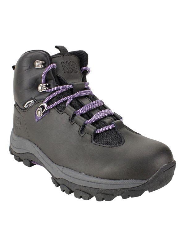Botín Nat Geo Outdoor Waterproof Cuero Negro-1