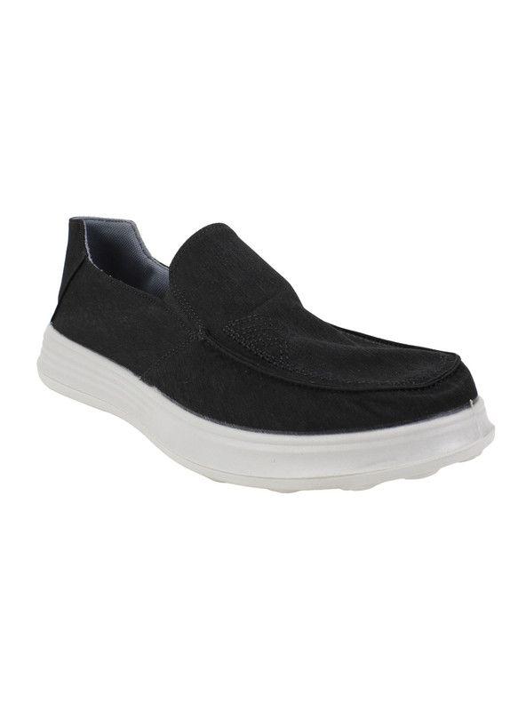 Zapatilla New Walk Confort Slip On Negra-2