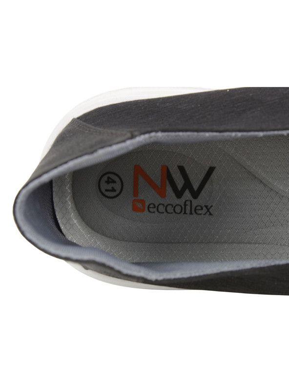 Zapatilla New Walk Confort Slip On Negra-4