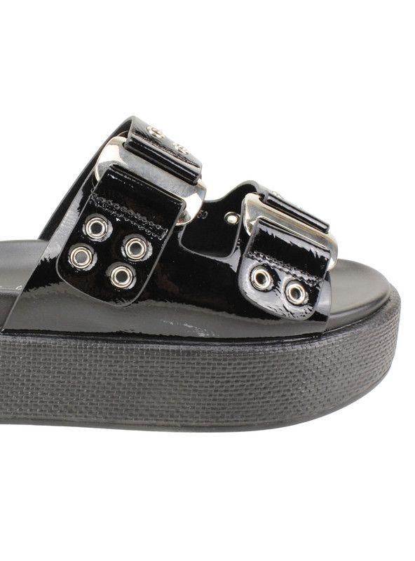 Sandalia Agua de Coco Plataforma Negra-4