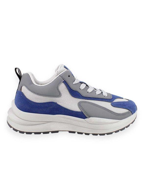 Zapatilla New Walk Bicolor Azul-0