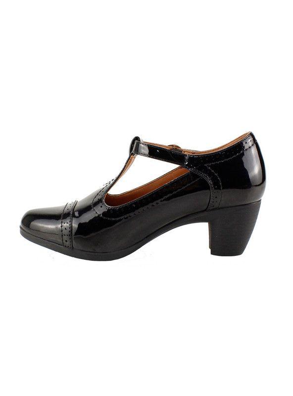 Zapato New Walk Charol Negro-2