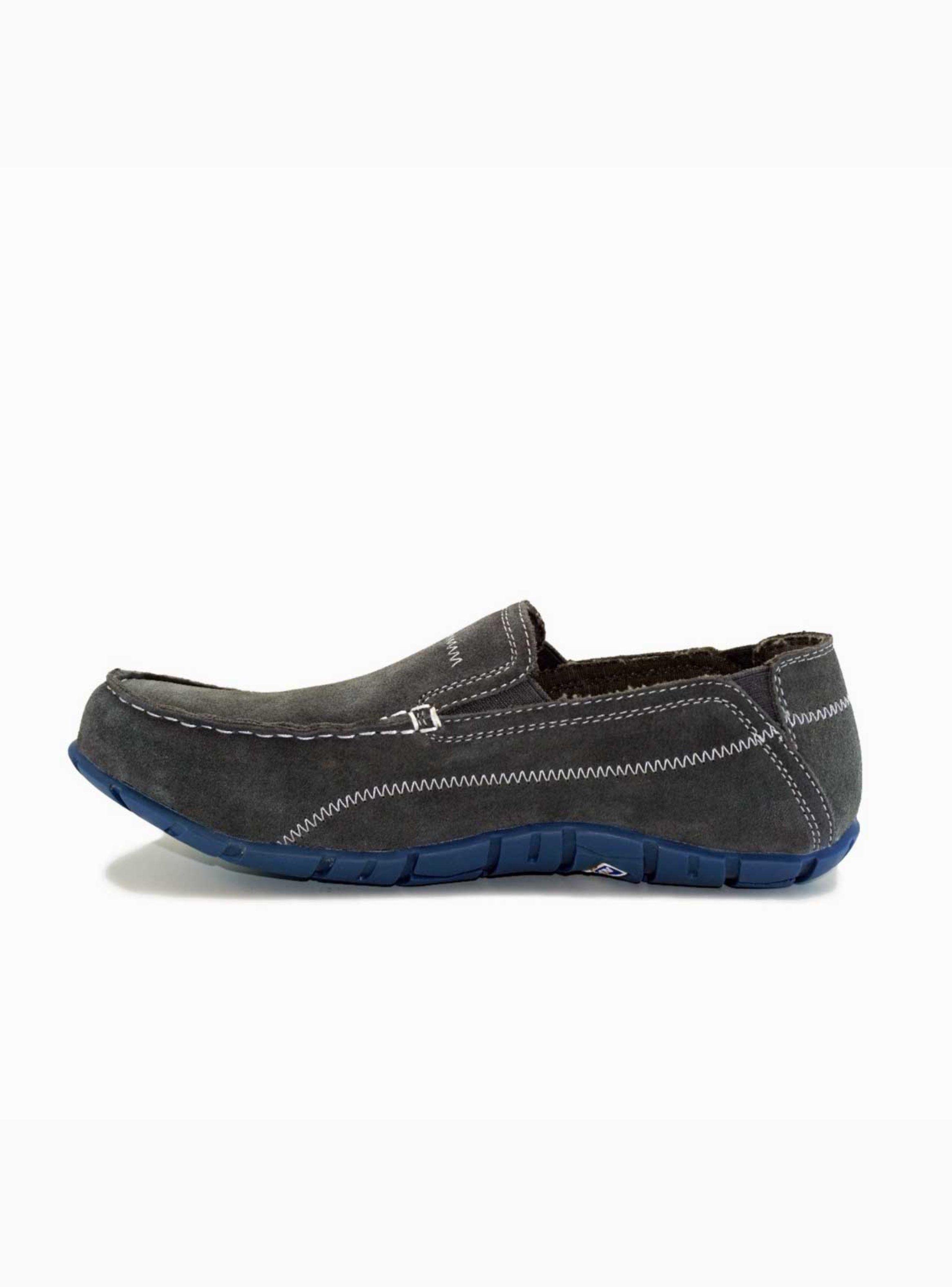 Mocasín Michelín Gris Cuero-2