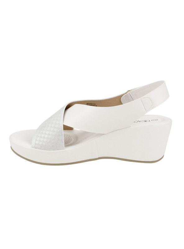 Sandalia New Walk Tiras Cruzadas Blanco-3