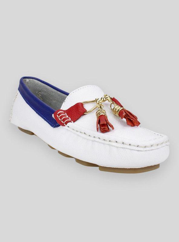 Mocasín Exs Confort Cuero Blanco-1