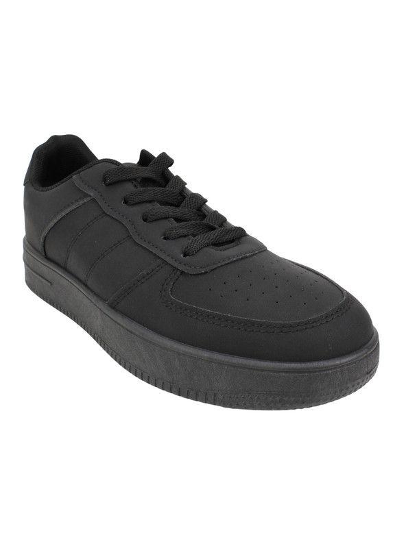 Zapatilla New Walk Escolar Adolescente Negra-3