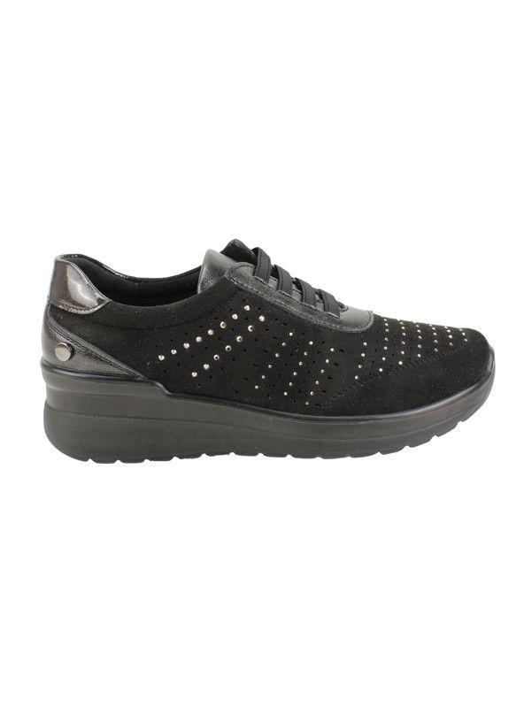 Zapatilla New Walk Brillos Slip On Negra-0
