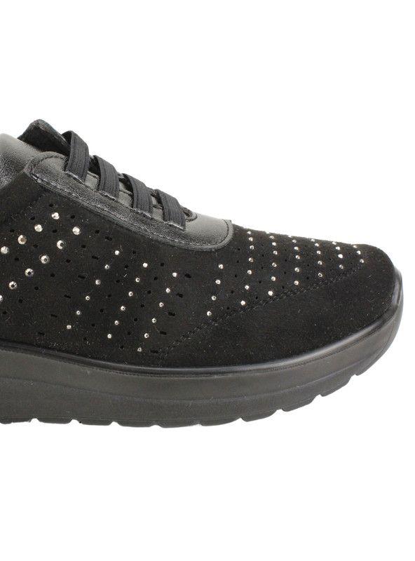 Zapatilla New Walk Brillos Slip On Negra-3