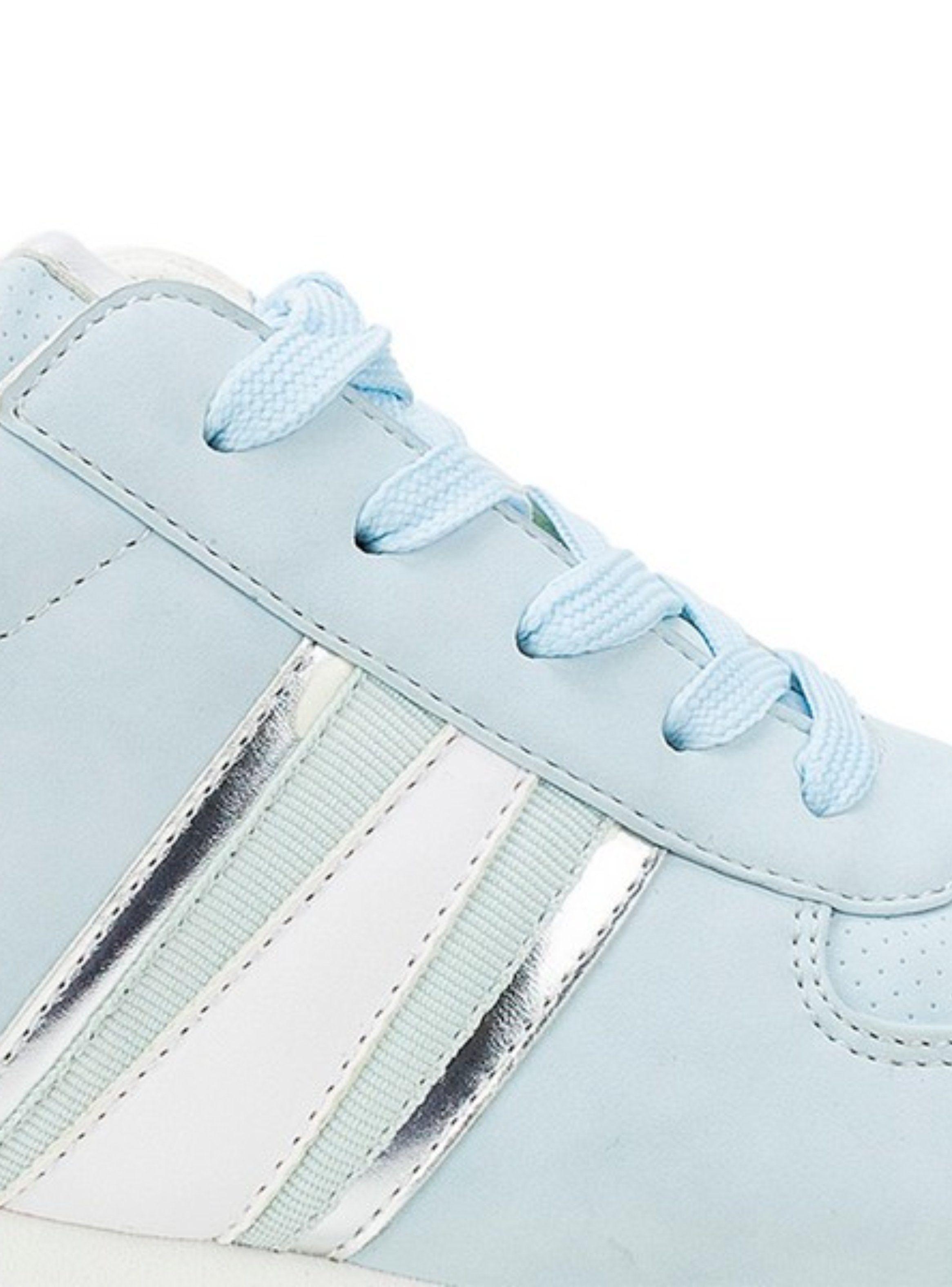 Zapatilla New Walk Silver Celeste-4