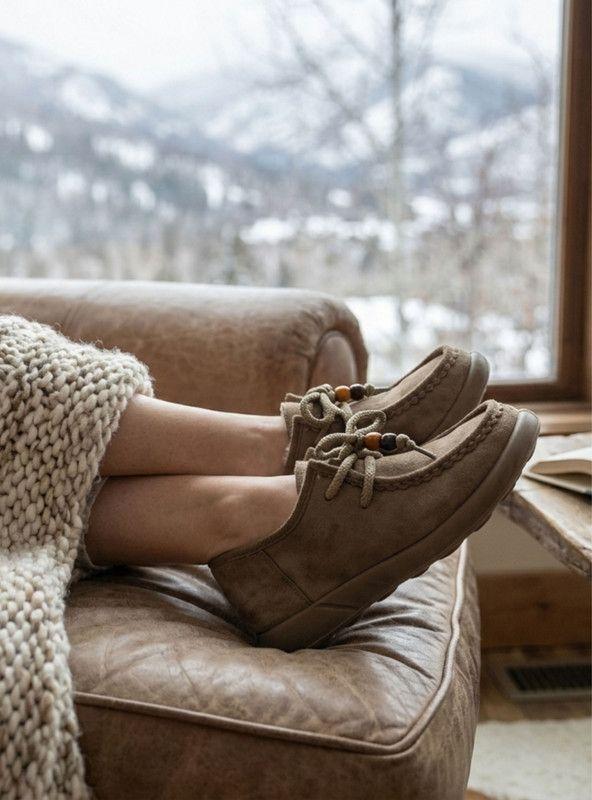 Zapato Pantufla New Walk Taupe-1