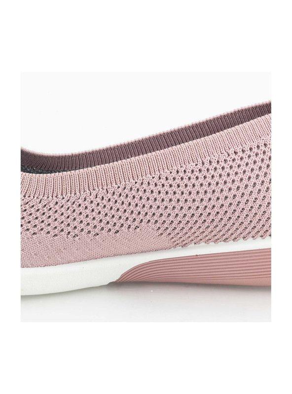 Zapatilla-Mocasín New Walk Malla Rosa-4
