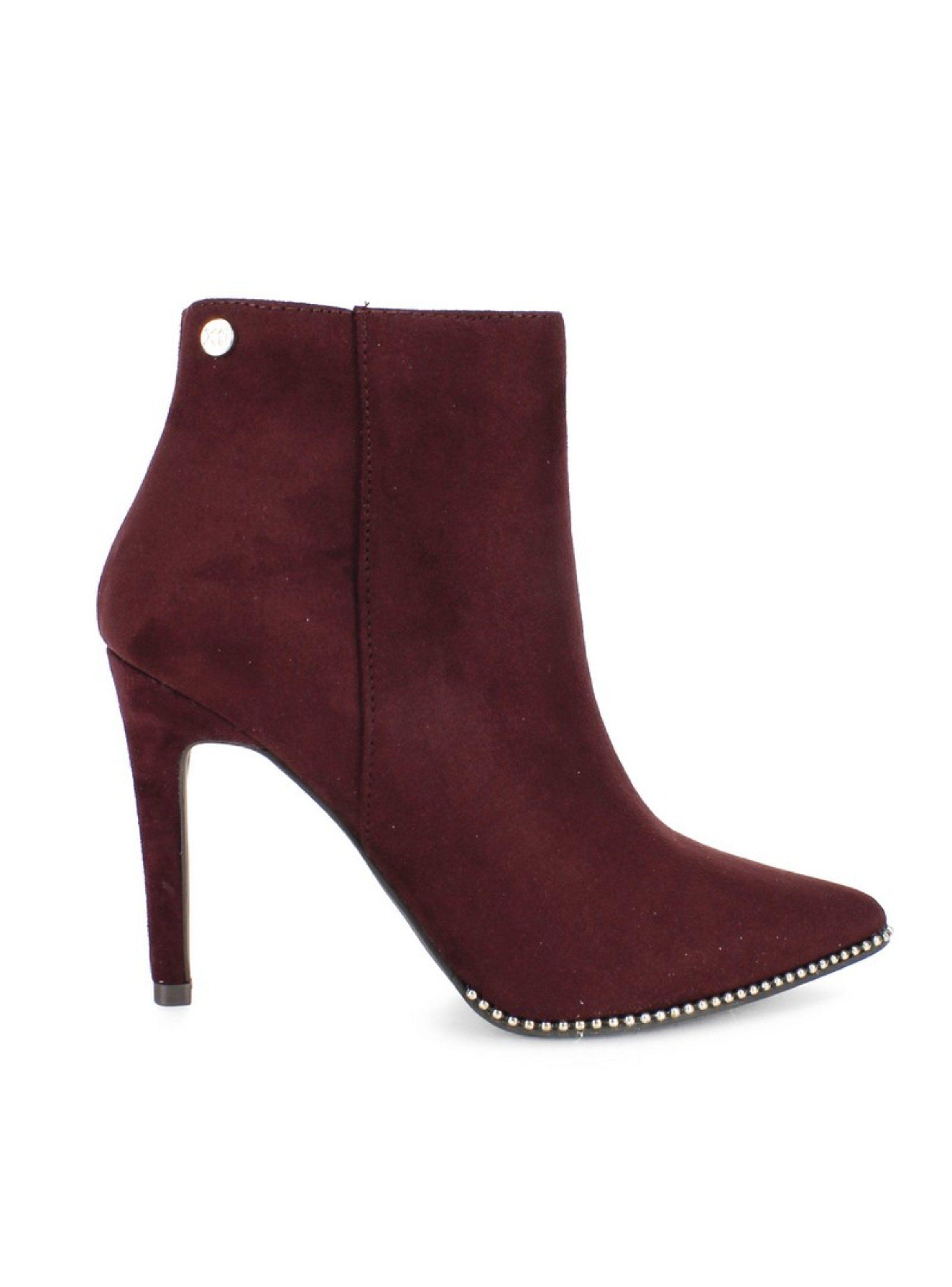 Botín Xti Tachas Burdeo-0