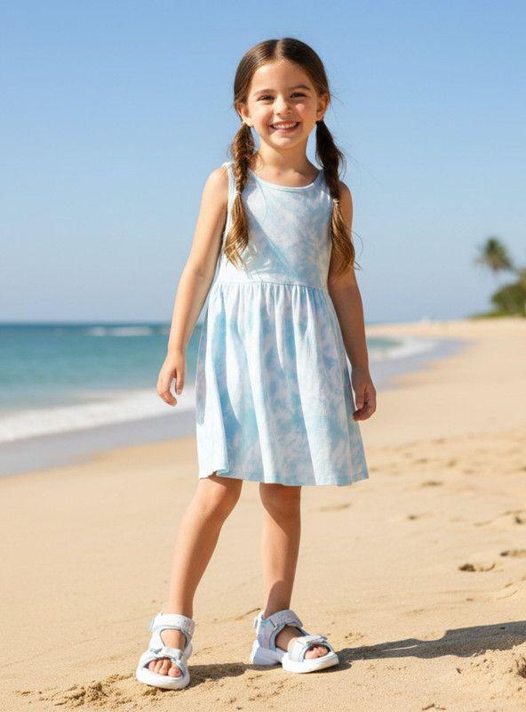 Sandalia Nat Geo Kids Estrellitas Celeste-1