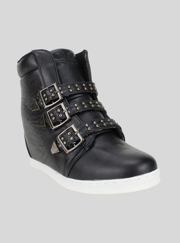 Zapatilla New Walk Broches Negra-1