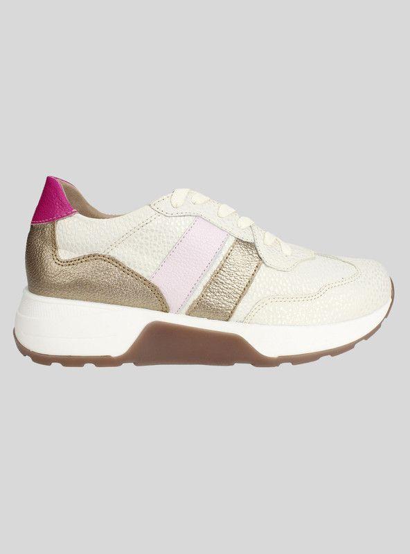 Zapatilla Exs Reptil Cuero Blanco-0