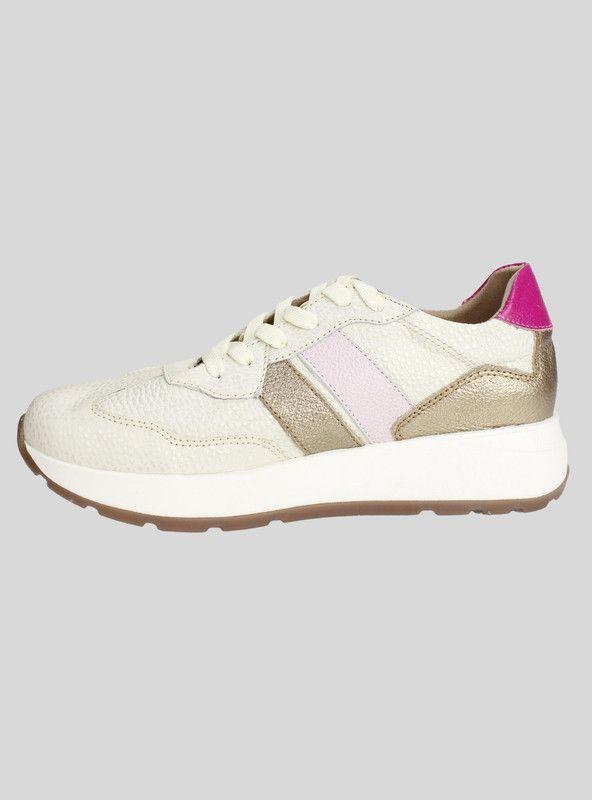 Zapatilla Exs Reptil Cuero Blanco-2