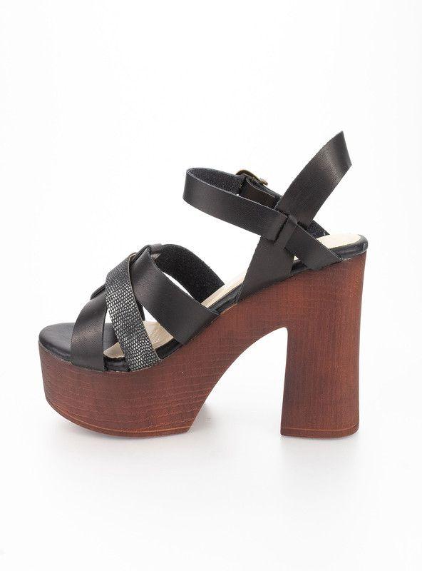 SANDALIA MUJER CASUAL NEW WALK 6168-1-90 (35-40) | Negro |-2