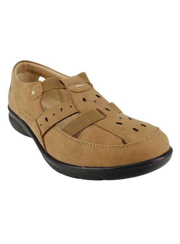 Sandalia New Walk Franciscana Camel-1