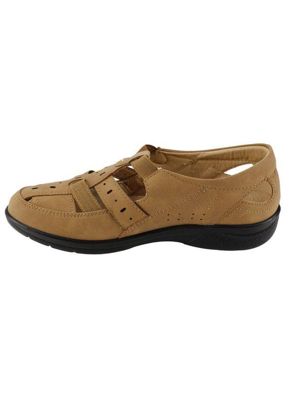 Sandalia New Walk Franciscana Camel-2