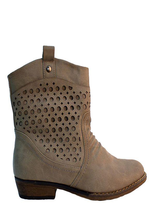 BOTIN MUJER NEW WALK  1202-27-A0  | Gris |-1