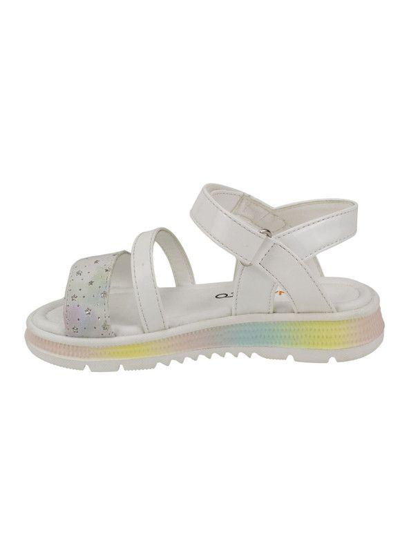 Sandalia Nat Geo Kids Arcoíris Blanca-3