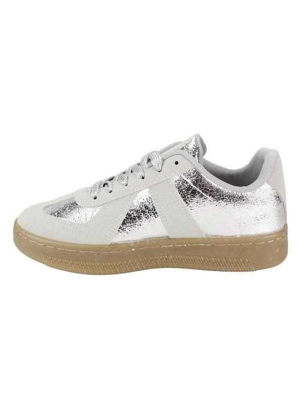 Zapatilla Agua de Coco Shash Plataforma Plateada-2