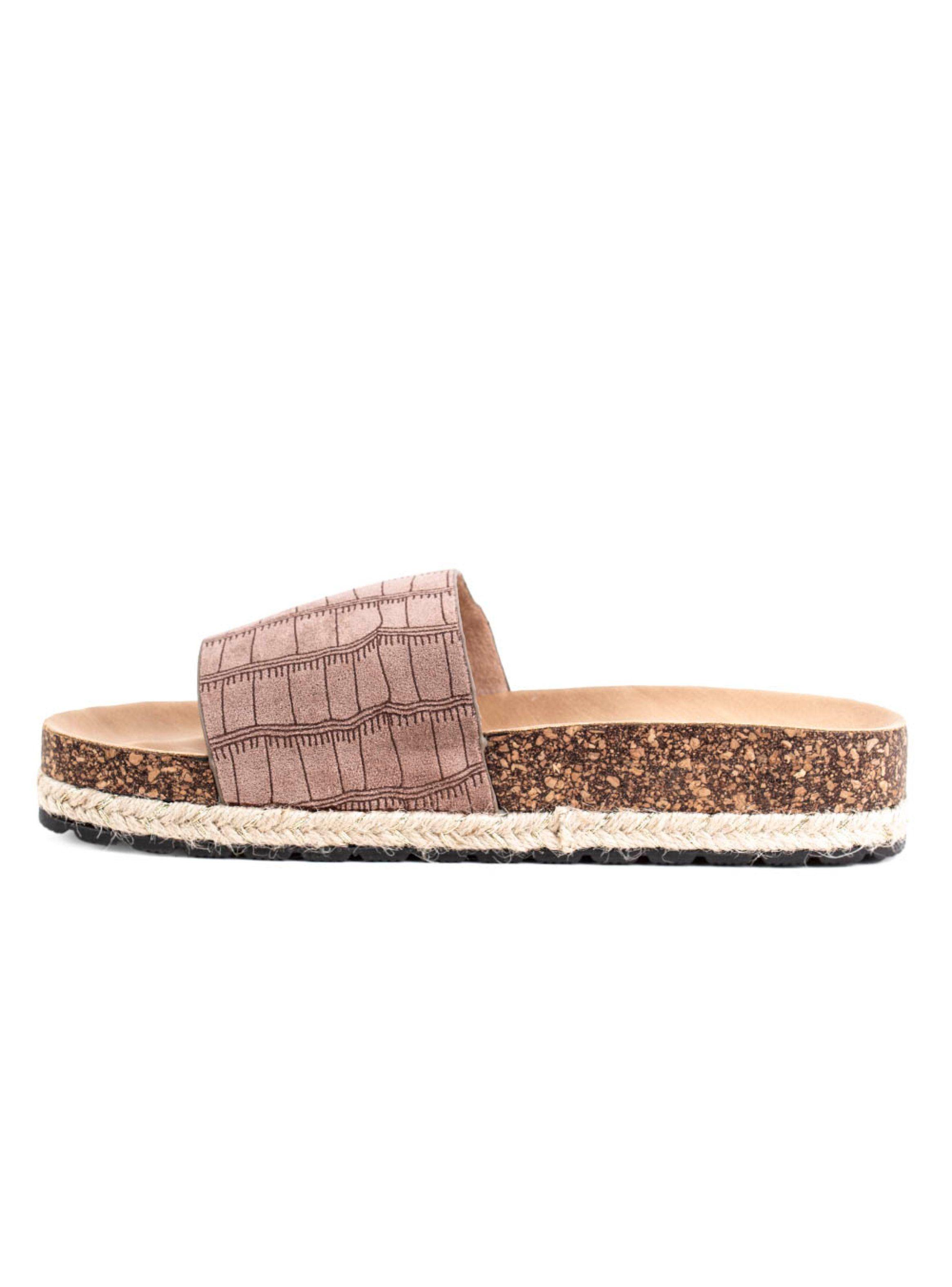 Sandalia New Walk Reptil Taupe-4
