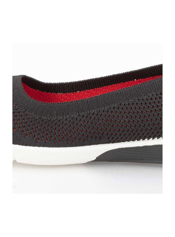 Zapatilla-Mocasin New Walk Malla Negra-4