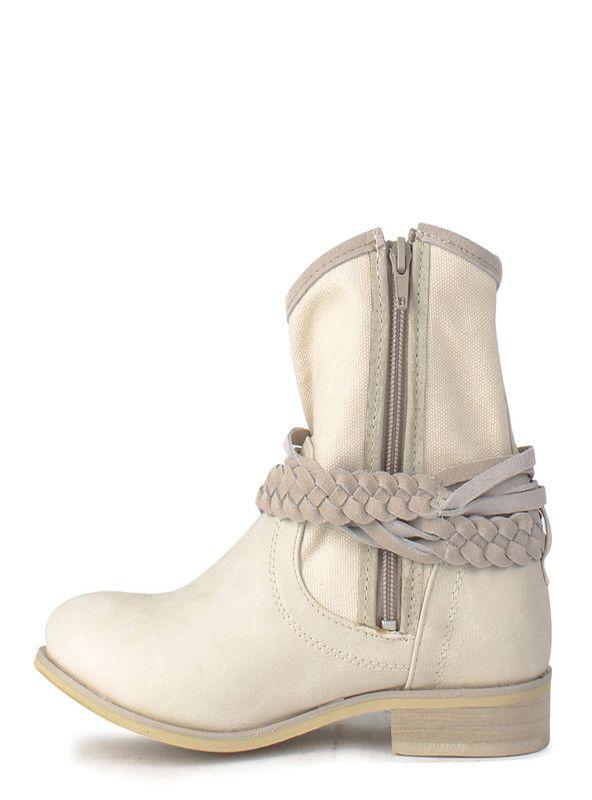 BOTIN MODA NEW WALK  JW056-A6-D0  | Beige |-2