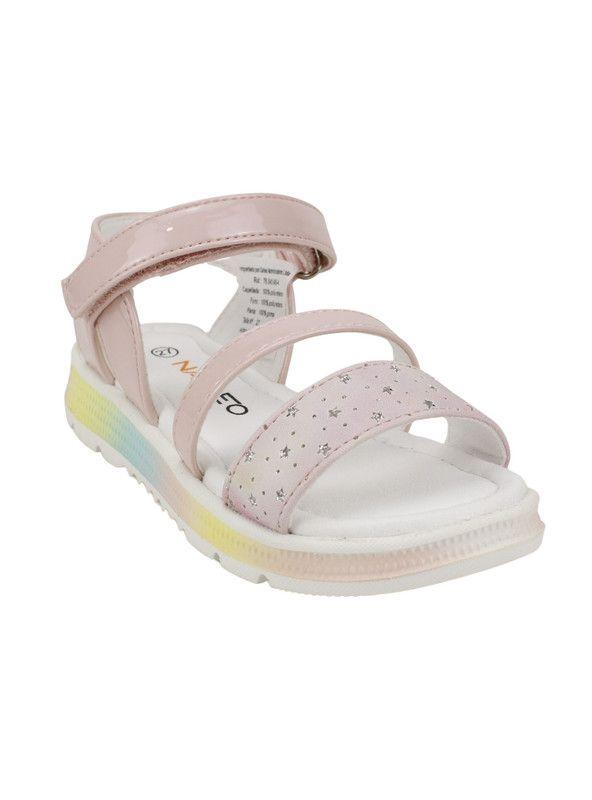 Sandalia Nat Geo Kids Arcoíris Rosa-2