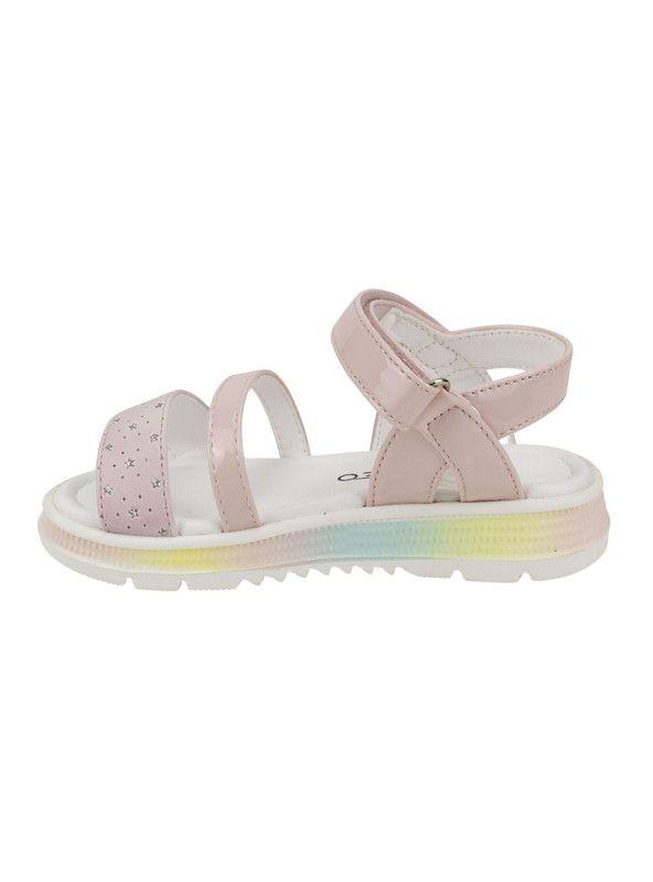 Sandalia Nat Geo Kids Arcoíris Rosa-3